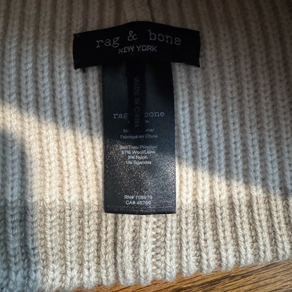 Rag & Bone Blake Stripe Beanie - Picture 4 of 4